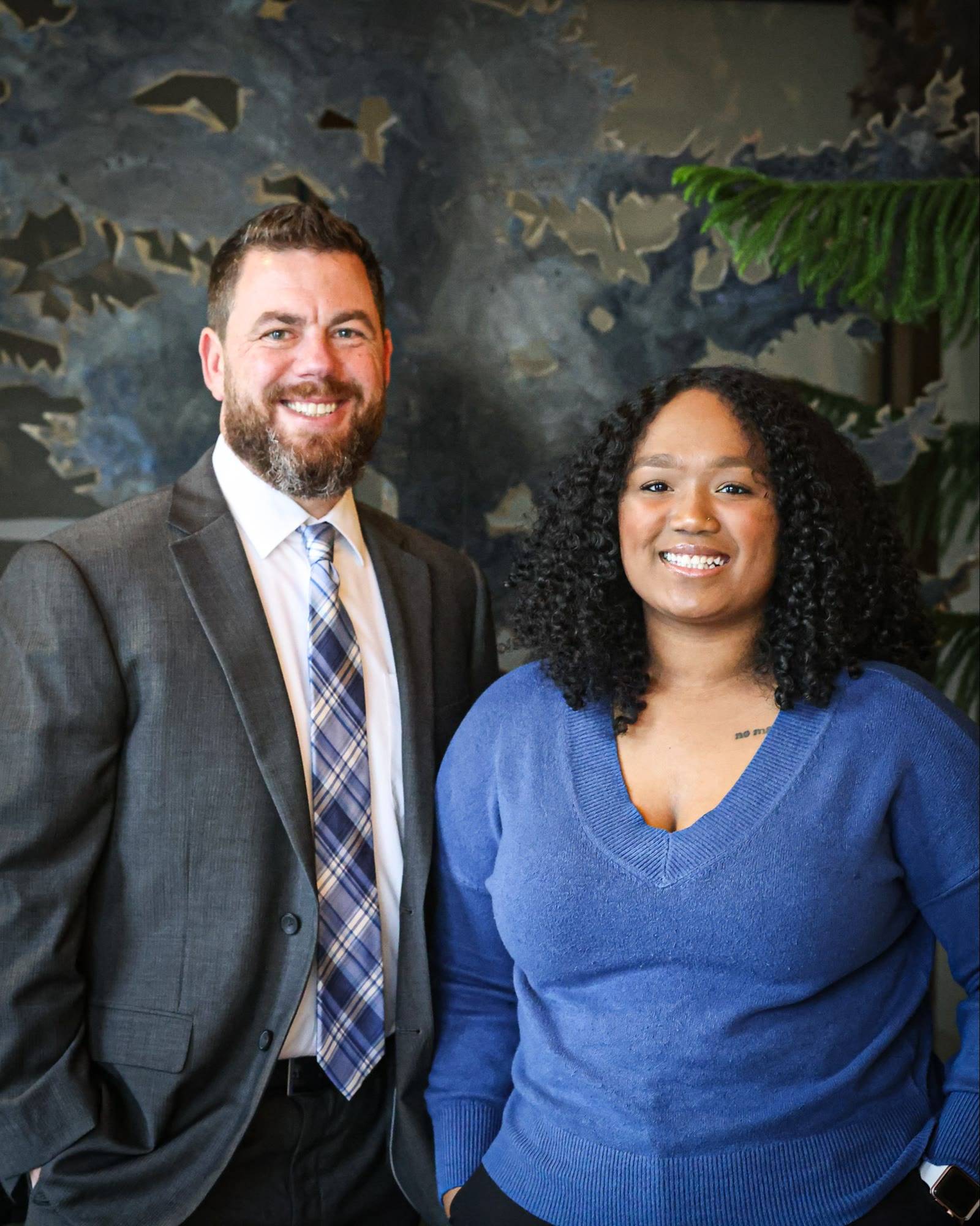 Justin Deutsch and Jazzy Motley of ACU Financial Services