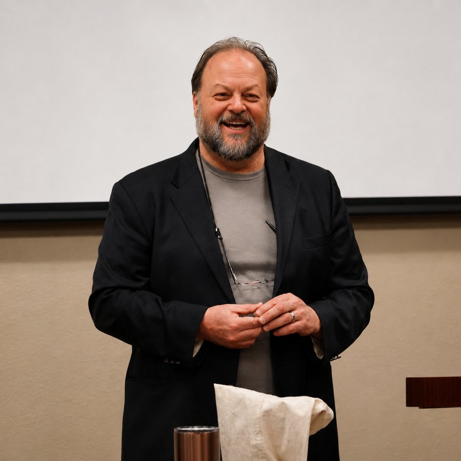 Ken Leonard smiles while speaking at an ACU event