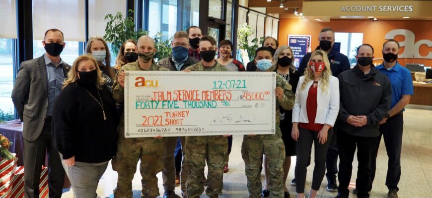 21st ACU Turkey Shoot Raises $45k for JBLM Charities!