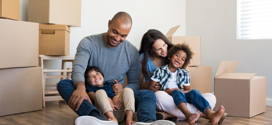 A military family gets settled in their new home after determining how to manage their military PCS expenses.