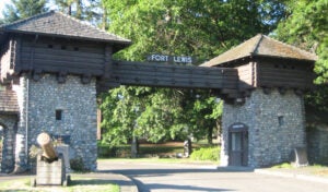 fort lewis main gate