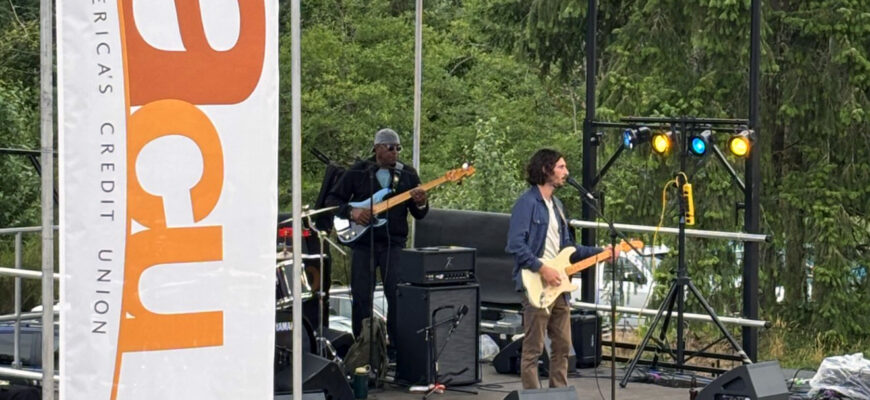 Tumwater Craft District Concert Nico Stage